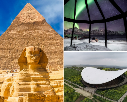 Places I want to go! cover photo collage