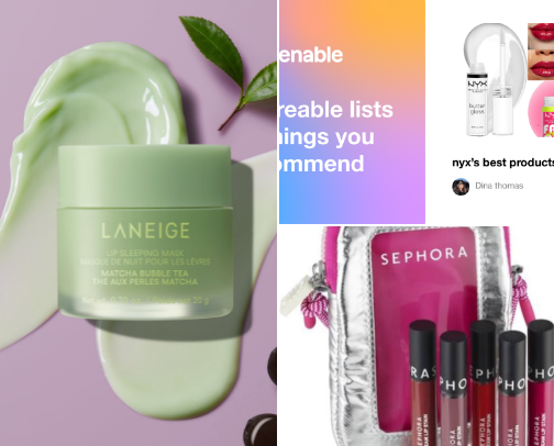 My favorite beauty recs cover photo collage