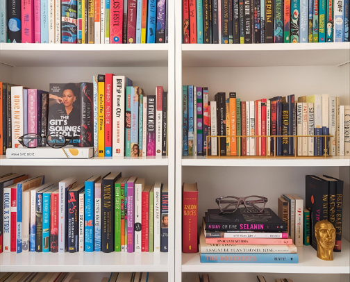 #BookBaddie: Shelf Goals cover photo collage