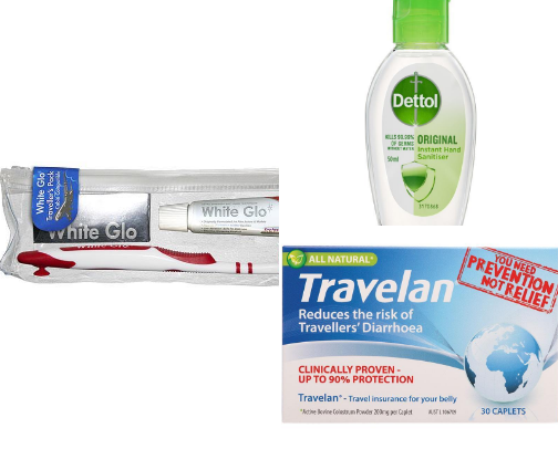 Travel essentials cover photo collage