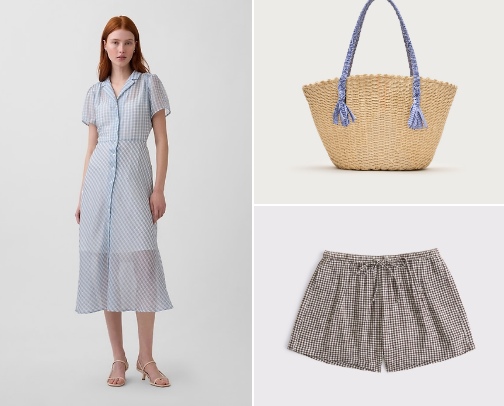 Gingham Outfits & Accessories I'm Wearing All Summer cover photo collage