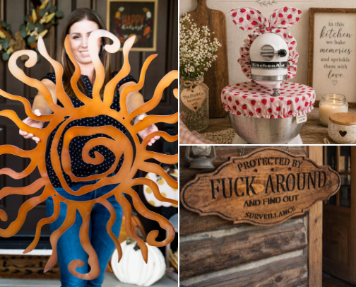 The “One-of-a-Kind & Slightly Obsessed” Homemade Finds Collection cover photo collage
