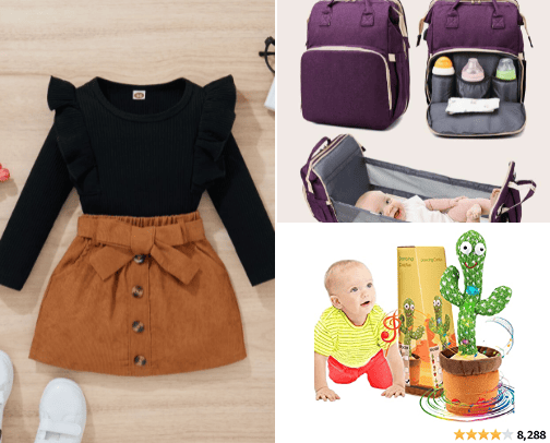 Everything for a baby girl 👶 cover photo collage