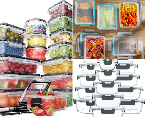 Chef's Path 32 Piece Plastic Food cover photo collage
