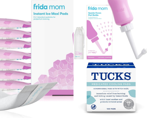 Postpartum Products That Actually Work cover photo collage