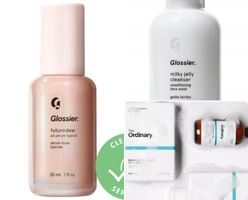 my skincare routine cover photo collage