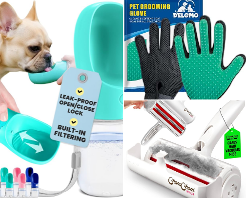 15 Apartment-Friendly Pet Must-Haves for Small Spaces (Cleaning, Beds, Travel Under $50 & Feeding) - Tested cover photo collage