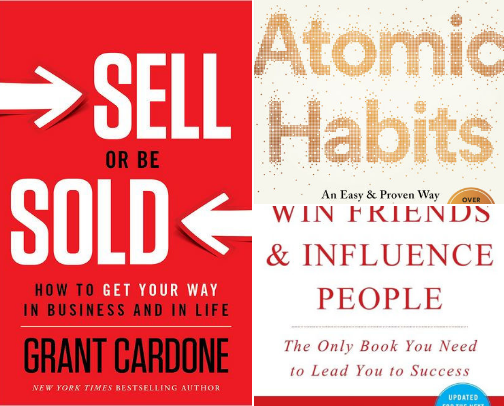 Improve your mindset with these books cover photo collage