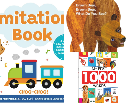 Fun Books That Support Speech & Language Development cover photo collage