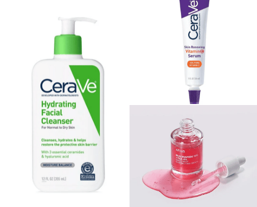 Skincare Essentials cover photo collage