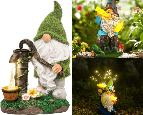 Gnomes decor cover photo collage