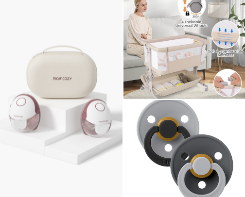 Baby Items You Can’t Live Without!! 🩵🩷 cover photo collage