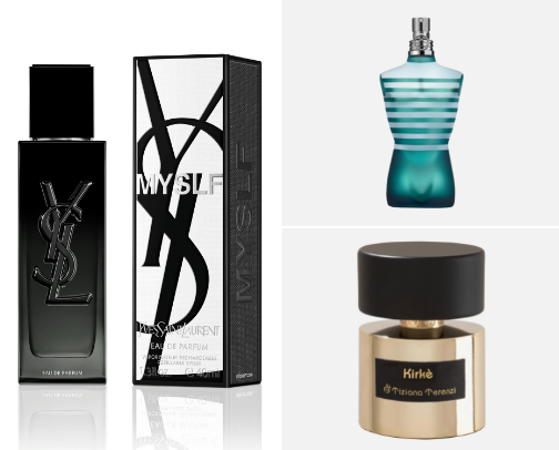 Magic of perfume MALE cover photo collage