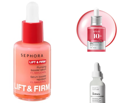 My favorite beauty face serum recs cover photo collage