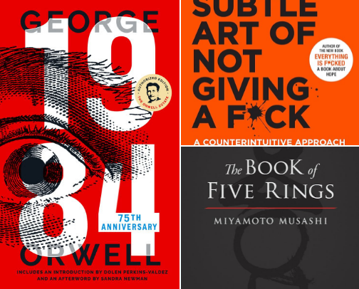 My Go To Books 📚 cover photo collage