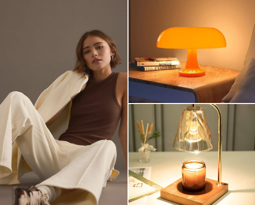 Things that make my space feel cozy cover photo collage