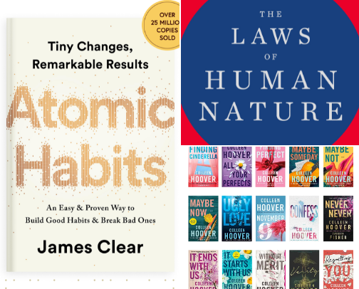 My favorite book recs cover photo collage