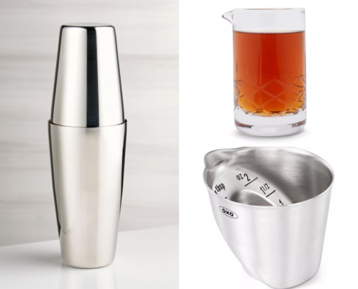 Craft Cocktail Bar, Wine Decanters & Home Bartender Upgrades cover photo collage