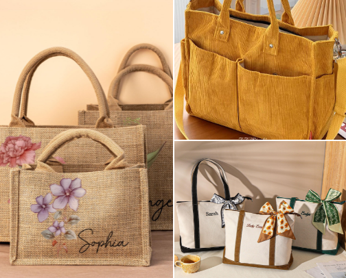 For Work, Travel, and Everything Between: Tote Bags That Fit Life cover photo collage