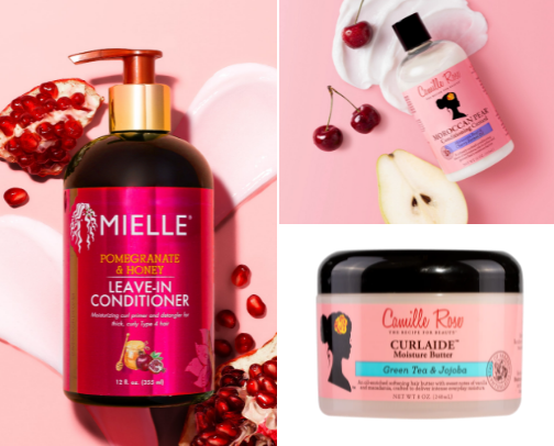 curly hair care cover photo collage