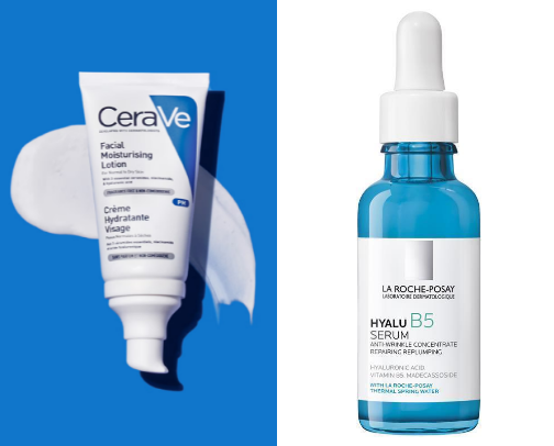 Everything for skin care, sun protection, anti-aging cover photo collage