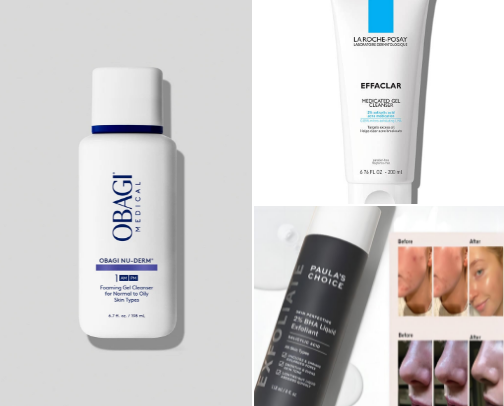 Oily skin routine ✨ cover photo collage