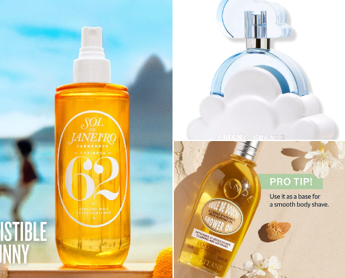 Products that make me smell sooo good! cover photo collage