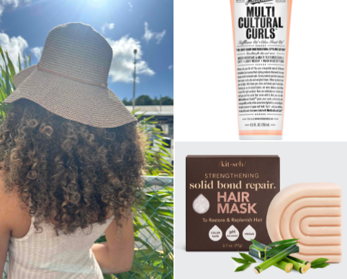 The Ultimate Curly Hair Survival Kit 🌀
(from wash day to bedtime on 3B curls) cover photo collage