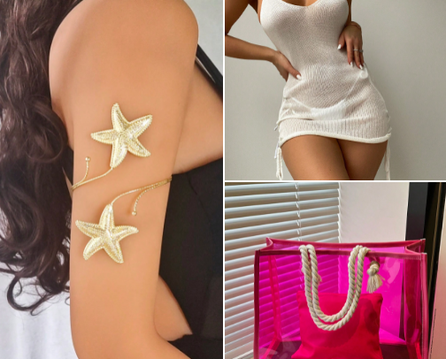 Shein Beachy Vibez cover photo collage