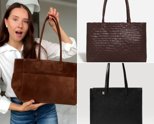 laptop-friendly & stylish work totes 👜 cover photo collage