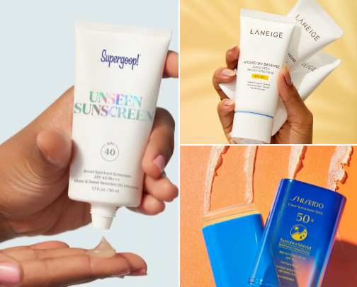 lightweight SPFs that feel invisible cover photo collage