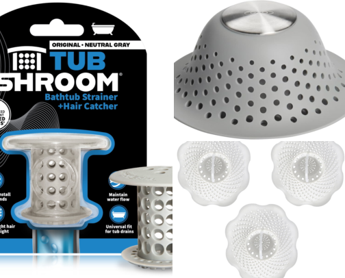 I Finally Found Drain Catchers That Actually Stop My Shower From Clogging cover photo collage
