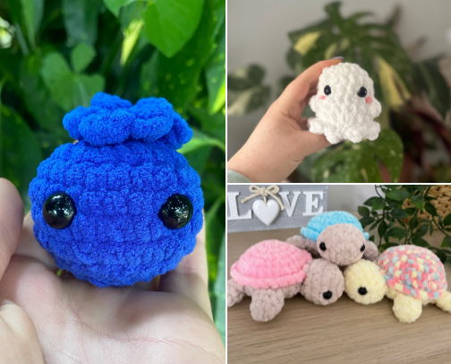 Crochet plushie recommendations! cover photo collage