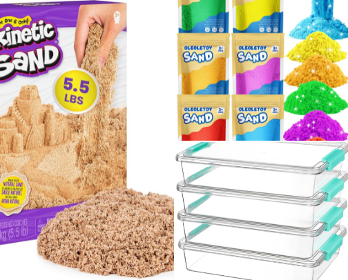 Sensory Bin Fun! cover photo collage
