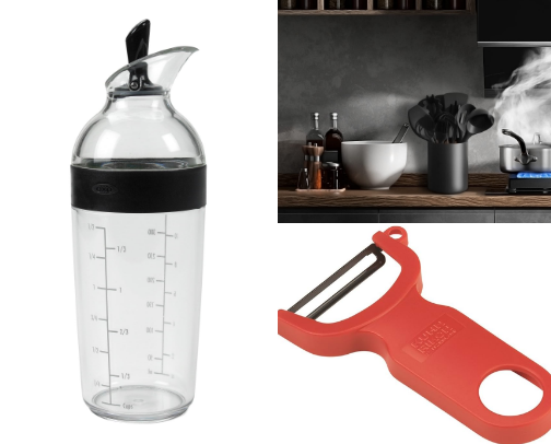 Low cost kitchen items cover photo collage