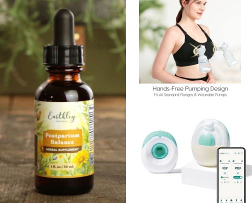 Pre Pregnancy, Pregnancy & Postpartum Must-Haves cover photo collage