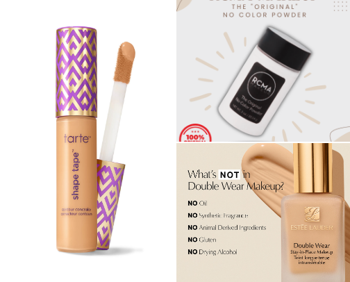 Makeup that STAYS!! cover photo collage
