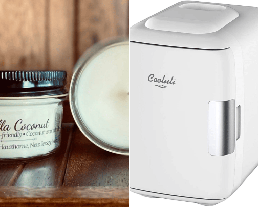CANDLE made with Coconut Wax cover photo collage
