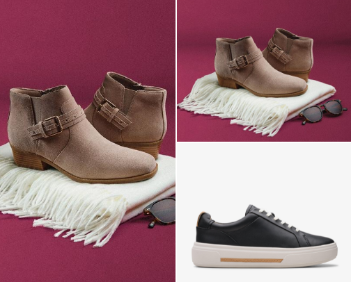 Shoes cover photo collage