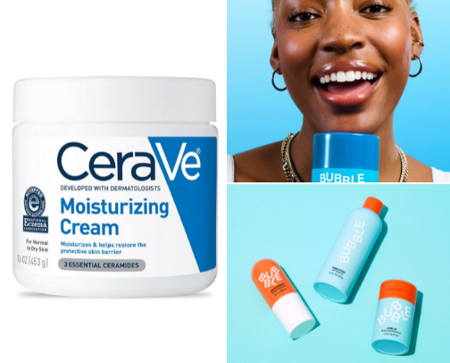 Skincare cover photo collage