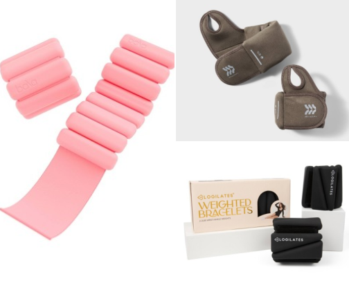 Ankle and Wrist Weights for Studio and Home Workouts cover photo collage