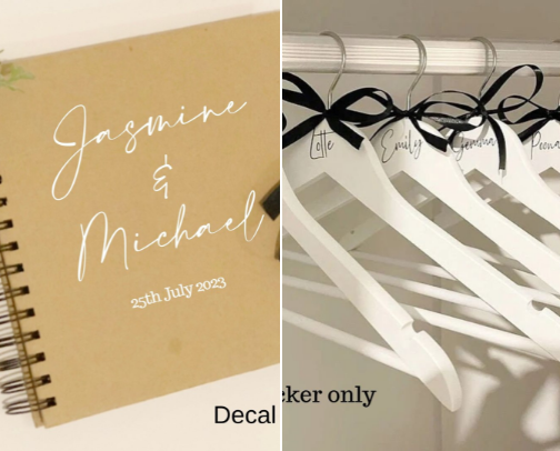 Wedding and bridal items cover photo collage