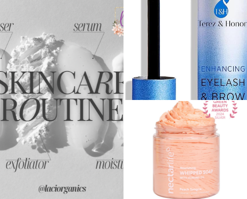 Beauty & Skincare cover photo collage