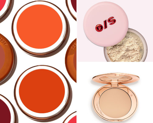 Essential makeup products and tools for a glowing, flawless, and long-lasting base ✨ cover photo collage