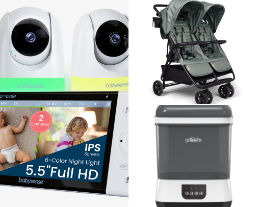 Twin Baby Must Haves cover photo collage