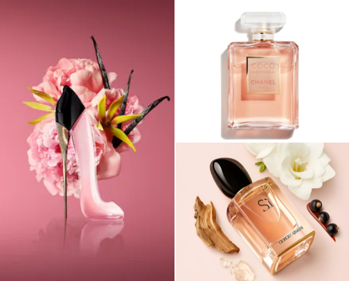 Favourite Scents Of All Time✨ cover photo collage