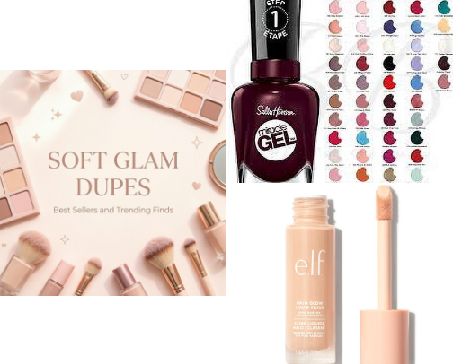 🌸 THE ULTIMATE PRODUCT DUPES LIST✨ cover photo collage