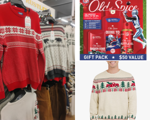 Men's Holiday Wear & Gifts Ideas! cover photo collage