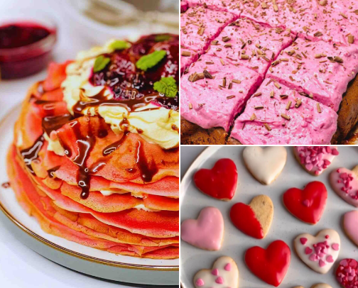 Valentine’s Day Recipes cover photo collage