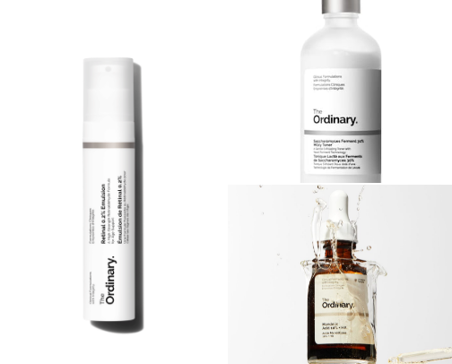 The Ordinary products I swear by 👌🏻 cover photo collage